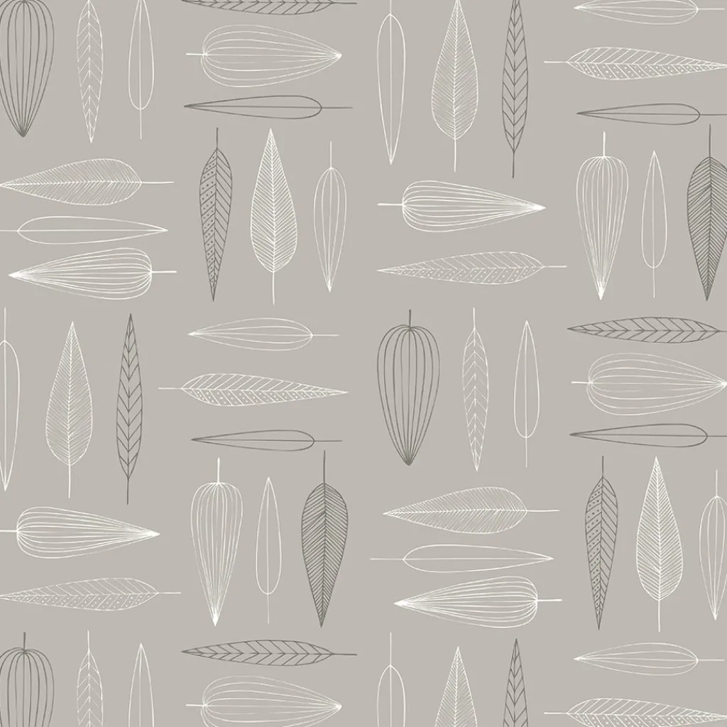 Bordsduk<Arvidssons textil Frostblad beige bordsduk
