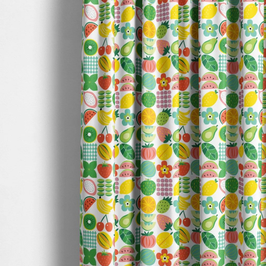 Gardiner Mönstrade<Arvidssons textil Fruktstund multi gardiner