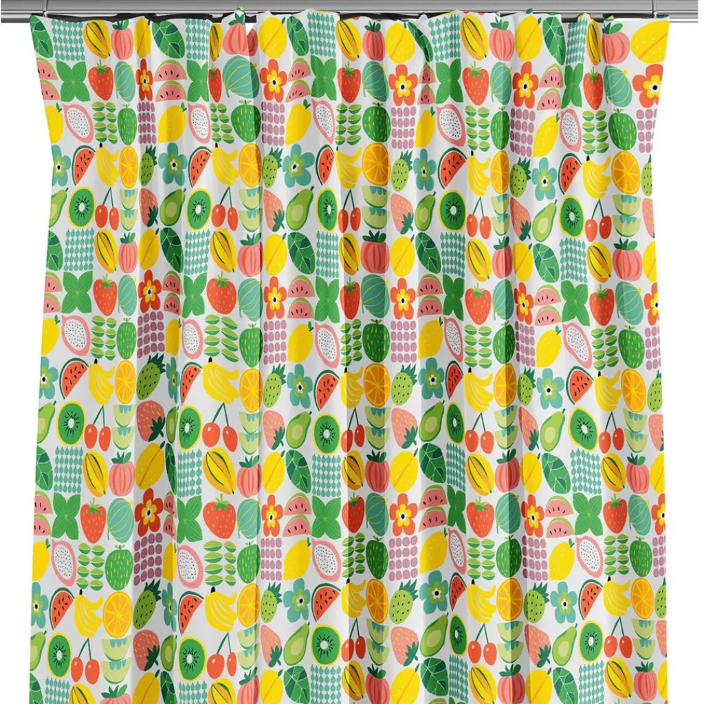 Gardiner Mönstrade<Arvidssons textil Fruktstund multi gardiner