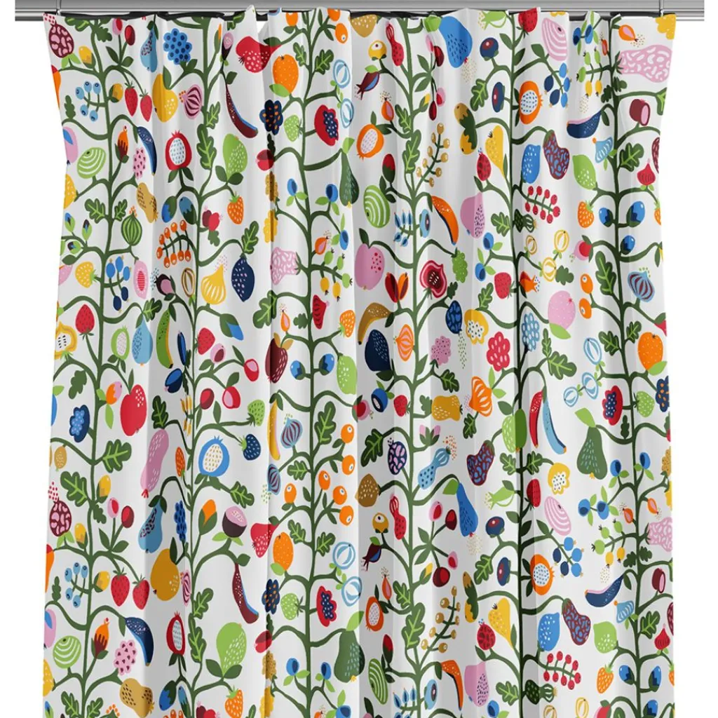 Gardiner Mönstrade<Arvidssons textil Fruktträd multi gardiner