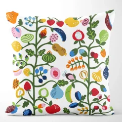 Mönstrade Kuddfodral<Arvidssons textil Fruktträd multi Kuddfodral