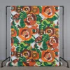 Gardintyger Mönstrade<Nordisk Textil Funkygarden tyg