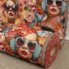 Mönstrade Möbeltyger<Nordisk Textil Girl power – gobelängtyg med effektfyllt popart-mönster
