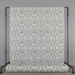 Arts & Crafts Tyger|Gardintyger Mönstrade<Nordisk Textil Grace beige tyg - Klassiskt Arts & Crafts mönster