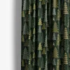 Gardintyger Mönstrade|Arvidssons Textil<Arvidssons textil Granby mörkgrön-grön tyg