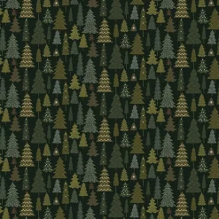Gardintyger Mönstrade|Arvidssons Textil<Arvidssons textil Granby mörkgrön-grön tyg