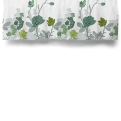 Gardinkappor Mönstrade|Rea Gardiner<Arvidssons textil Grandiflora grön gardinkappa metervara