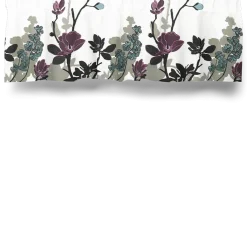 Gardinkappor Mönstrade<Arvidssons textil Grandiflora lila gardinkappa metervara