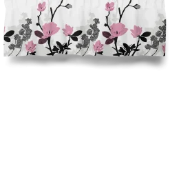 Gardinkappor Mönstrade<Arvidssons textil Grandiflora ljusrosa gardinkappa metervara