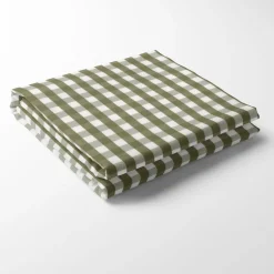 Juldukar|Bordsduk<Nordisk Textil Grön rutig bordsduk Dewon