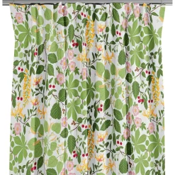 Gardiner Mönstrade<Arvidssons textil Haga multi blommiga gardiner