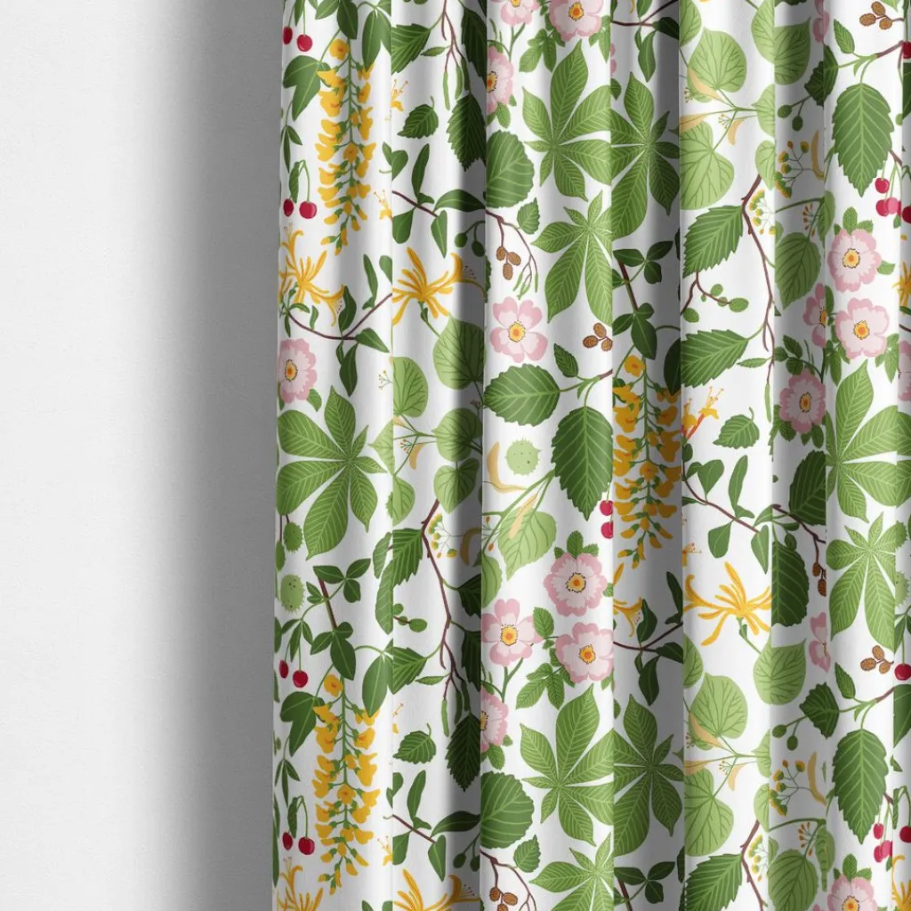 Gardiner Mönstrade<Arvidssons textil Haga multi blommiga gardiner