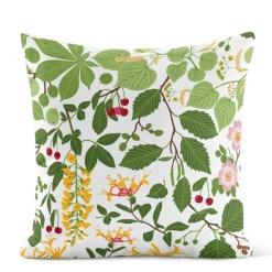Mönstrade Kuddfodral<Arvidssons textil Haga multi blommigt kuddfodral