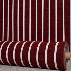 Mönstrade Möbeltyger<Nordisk Textil Halle vinröd möbeltyg