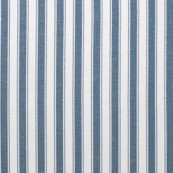 Randiga Möbeltyger|Rutor & Ränder<Nordisk Textil Harlow duvblå-vit randigt tyg