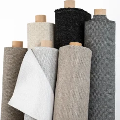 Enfärgade Möbeltyger<Nordisk Textil Harmony Black Möbeltyg – Stilrent och Slitstarkt