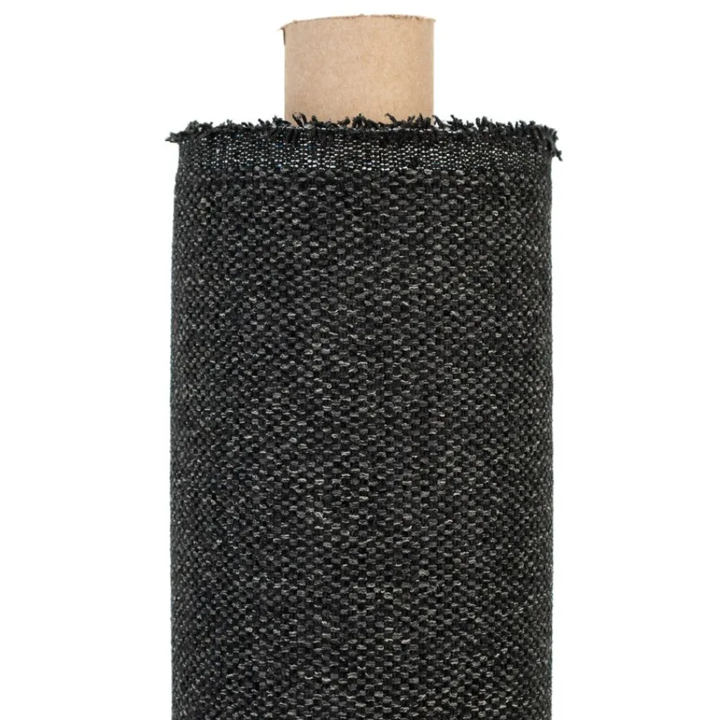 Enfärgade Möbeltyger<Nordisk Textil Harmony Black Möbeltyg – Stilrent och Slitstarkt