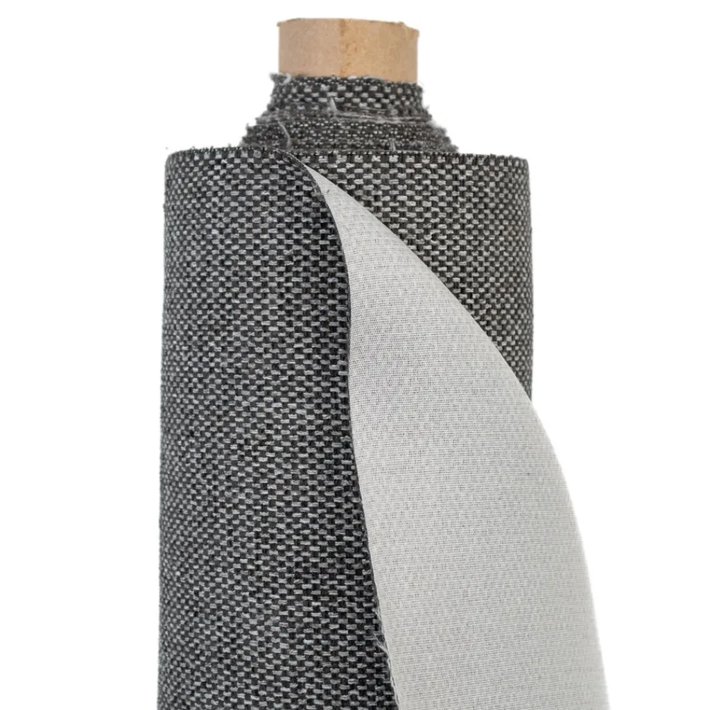Enfärgade Möbeltyger<Nordisk Textil Harmony Graphite Möbeltyg – Stilrent och Slitstarkt