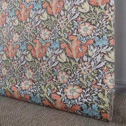 Arts & Crafts Tyger|Gardintyger Mönstrade<Nordisk Textil Harmony grön-brun tyg