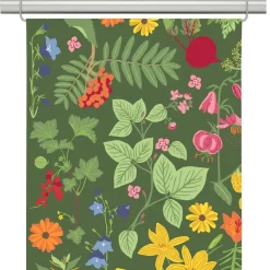 Panelgardiner<Arvidssons textil Hedemora grön panelgardiner