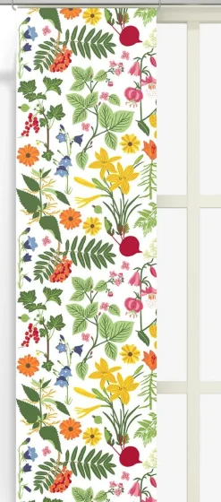Panelgardiner<Arvidssons textil Hedemora vit panelgardiner