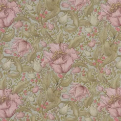 Arts & Crafts Tyger|Gardintyger Mönstrade<Nordisk Textil Helmshore blush tyg