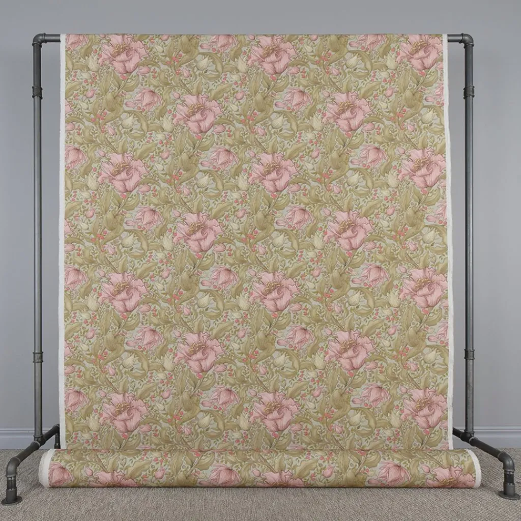 Arts & Crafts Tyger|Gardintyger Mönstrade<Nordisk Textil Helmshore blush tyg