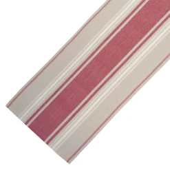 Jullöpare|Bordslöpare<Redlunds Henry röd randig bordslöpare 35x120 cm