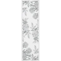 Bordslöpare|Ekelund Löpare<Ekelund Herrgårdsros löpare 35x120 - s Linneväveri