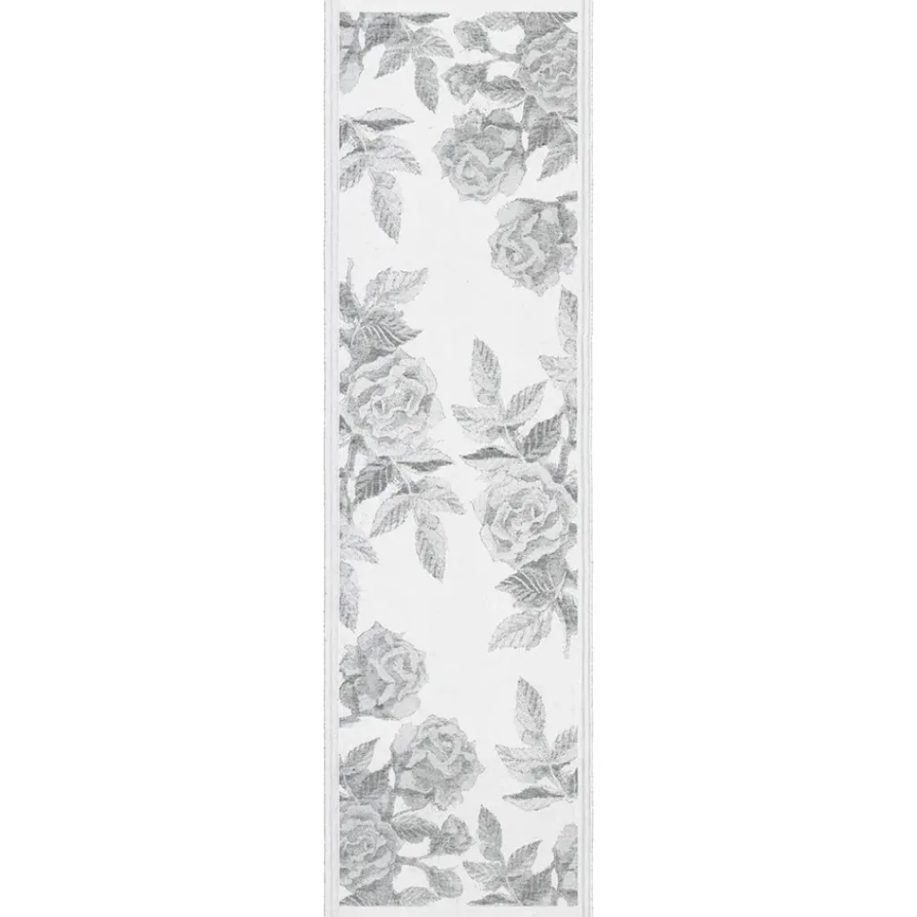 Bordslöpare|Ekelund Löpare<Ekelund Herrgårdsros löpare 35x120 - s Linneväveri