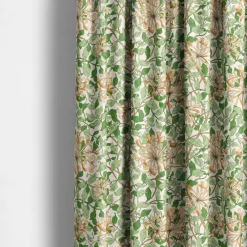 Arts & Crafts Tyger|Gardintyger Mönstrade<Nordisk Textil Honeysuckle aprikos gardintyg