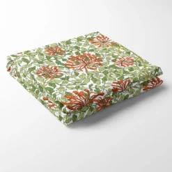 Bordsduk<Nordisk Textil Honeysuckle terrakotta bordsduk