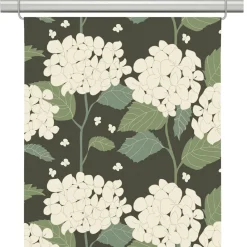 Panelgardiner<Arvidssons textil Hortensia grön panelgardiner