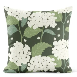 Mönstrade Kuddfodral<Arvidssons textil Hortensia – Kuddfodral Grön