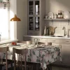 Bordsduk<Arvidssons textil Hortensia rosa bordsduk