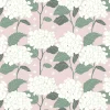 Gardintyger Mönstrade|Arvidssons Textil<Arvidssons textil Hortensia rosa tyg