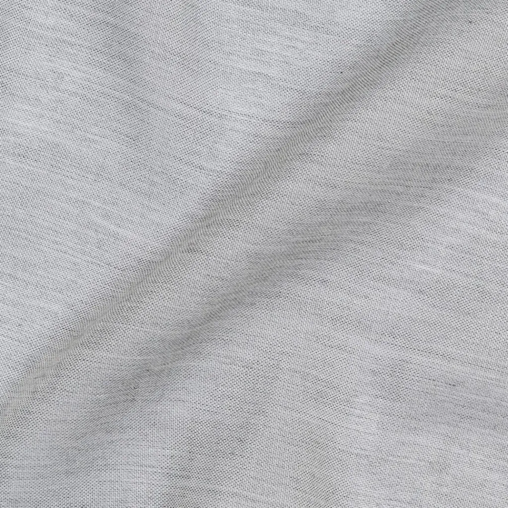 Gardintyger Enfärgade<Nordisk Textil Hotellgardin Monterosso grå tyg metervara med tyngdband 300cm