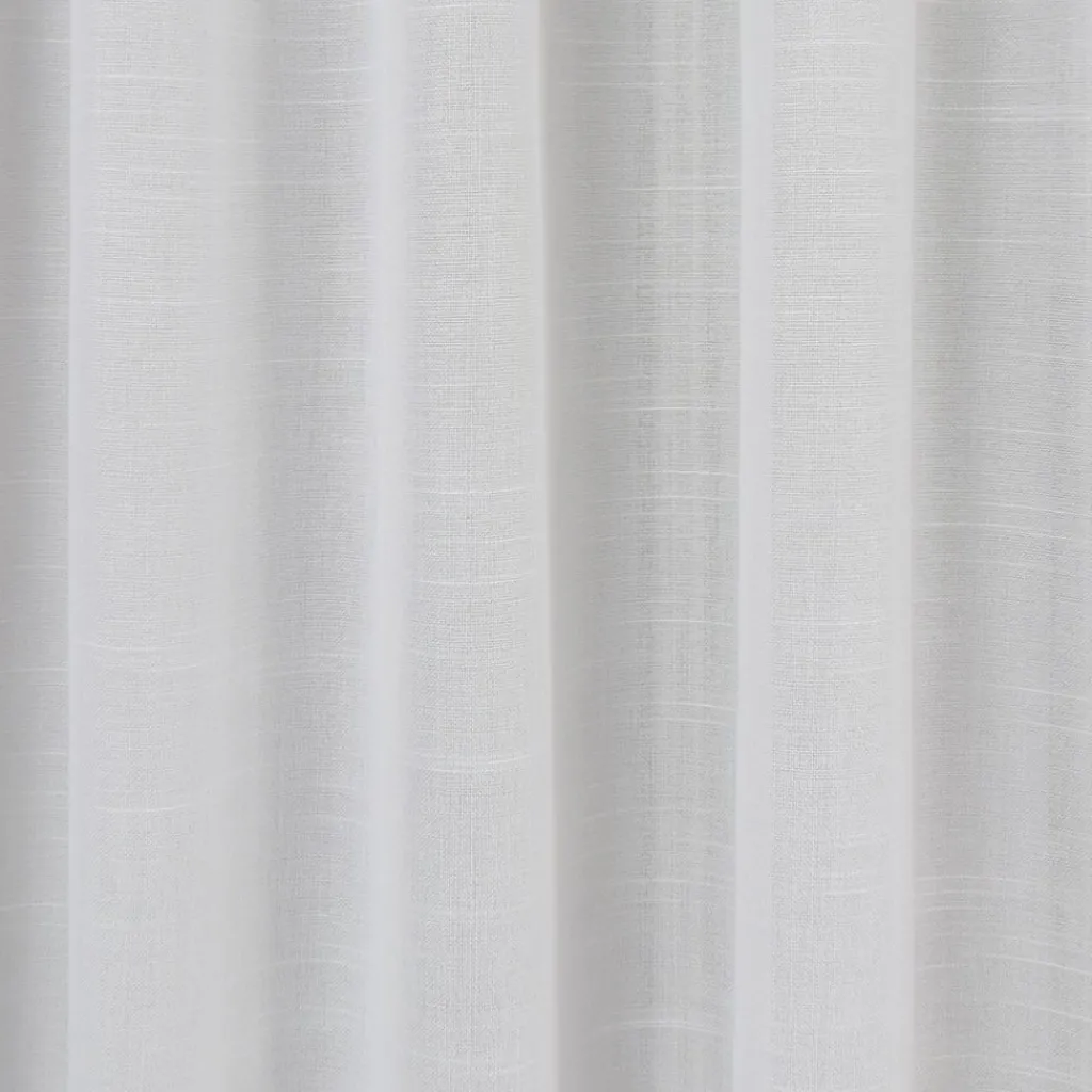 Gardintyger Enfärgade<Nordisk Textil Hotellgardin Tilda vit tyg metervara med tyngdband 280cm