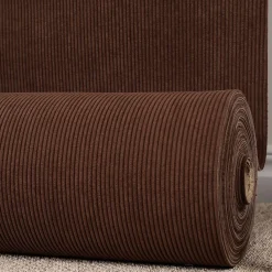 Enfärgade Möbeltyger<Nordisk Textil Huggy brun möbeltyg - Slitstark manchester