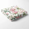 Bordsduk<Arvidssons textil Humlegården rosa-grön bordsduk