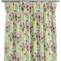 Gardiner Mönstrade<Arvidssons textil Husknuten rosa gardiner