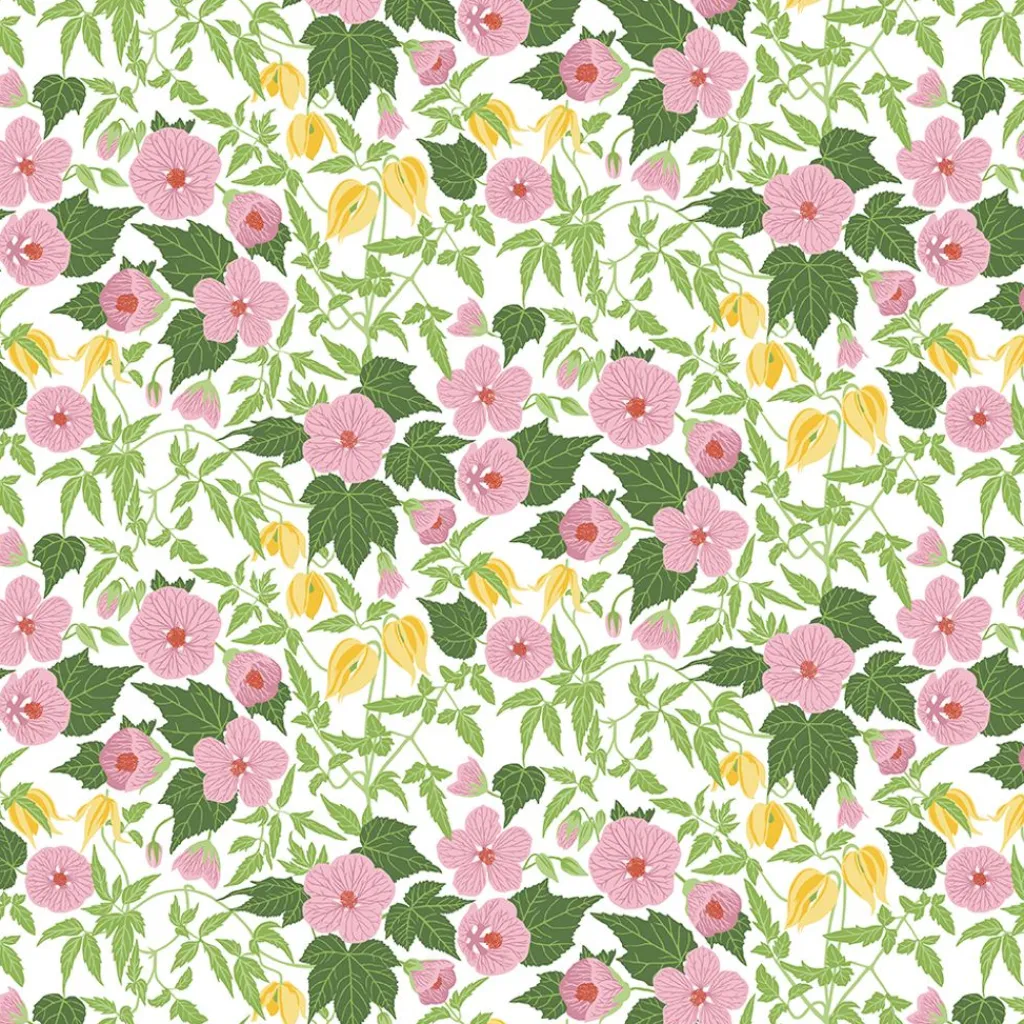 Gardintyger Mönstrade|Arvidssons Textil<Arvidssons textil Husknuten rosa tyg