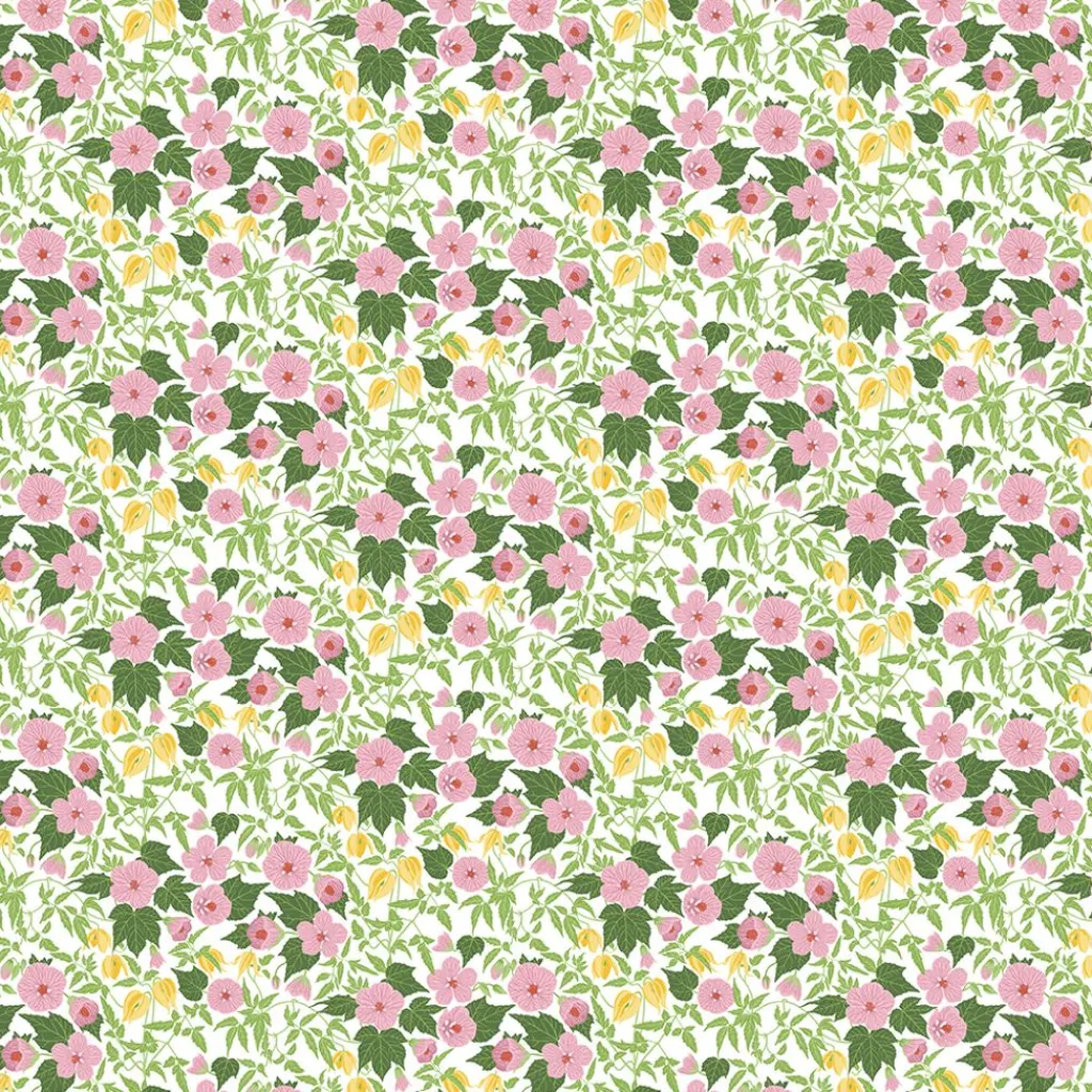 Gardintyger Mönstrade|Arvidssons Textil<Arvidssons textil Husknuten rosa tyg
