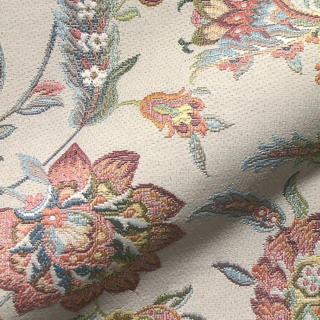 Blommiga Möbeltyger|Mönstrade Möbeltyger< Indian rose tapestry möbeltyg