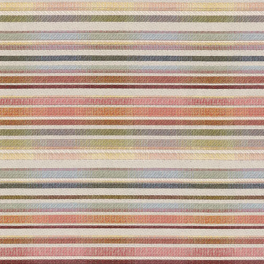 Randiga Möbeltyger|Mönstrade Möbeltyger< Indian stripe tapestry möbeltyg