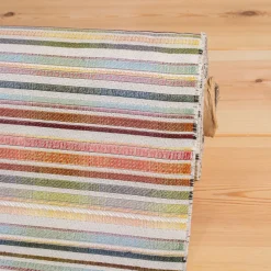 Randiga Möbeltyger|Mönstrade Möbeltyger< Indian stripe tapestry möbeltyg