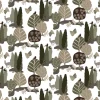 Gardintyger Mönstrade|Arvidssons Textil<Arvidssons textil I Skogskanten grön tyg