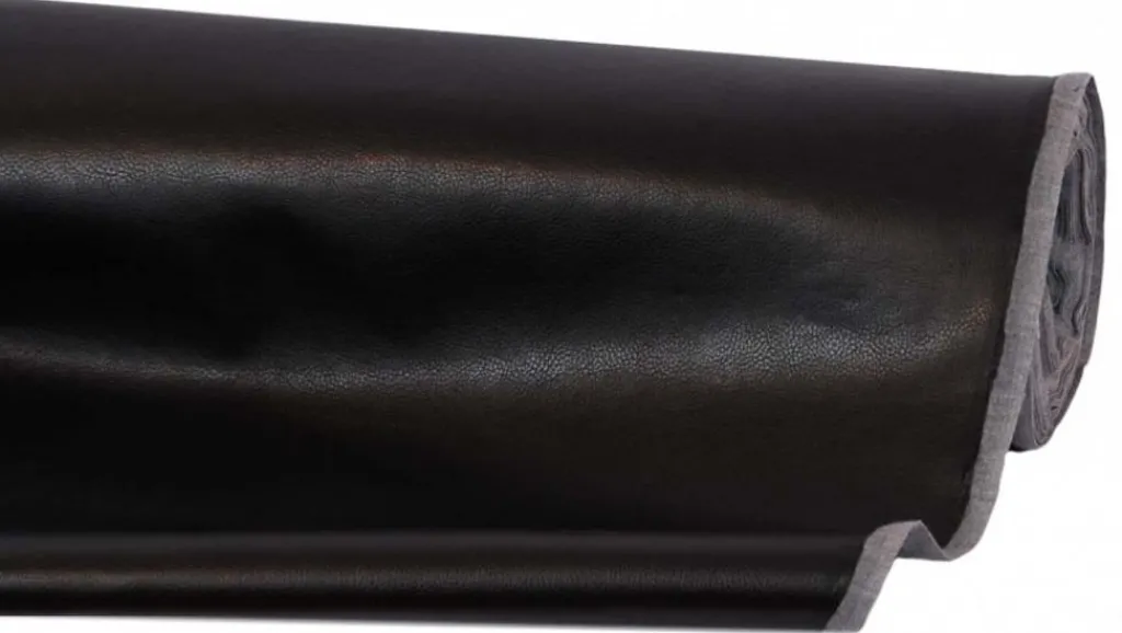 Enfärgade Fuskskinn<Nordisk Textil Jack svart konstläder metervara