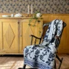 Ullfiltar<Kerstin Landström Design Jugend blå ullfilt 130x180cm -