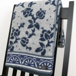 Ullfiltar<Kerstin Landström Design Jugend blå ullfilt 130x180cm -